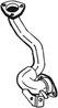 RACORD EVACUARE BOSAL 725-551 - Compatibil cu CITROEN, PEUGEOT