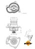 Termostat lichid racire NRF 725008