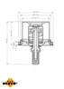 Termostat lichid racire NRF 725029