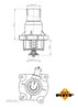 Termostat lichid racire NRF 725030