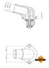 TERMOSTAT LICHID RACIRE NRF 725037 - Compatibil cu CITROEN, PEUGEOT