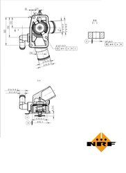 Termostat lichid racire NRF 725112