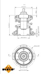 Termostat lichid racire NRF 725225