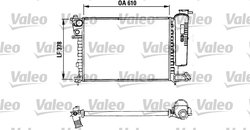 Radiator racire motor Valeo 730630