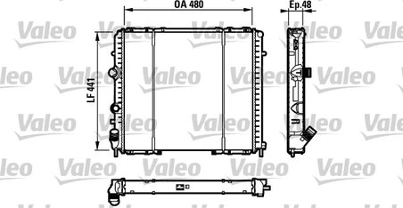 RADIATOR RACIRE MOTOR VALEO 732072 - Compatibil cu RENAULT
