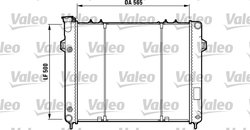 Radiator racire motor Valeo 732782