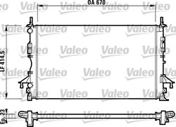 Radiator racire motor Valeo 732827