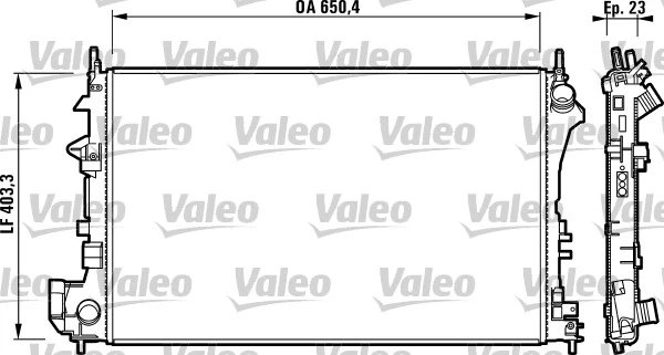 Radiator racire motor Valeo 732879