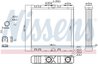 Schimbator caldura incalzire habitaclu Nissens 73342