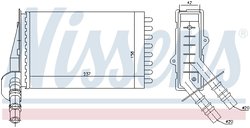 SCHIMBATOR CALDURA INCALZIRE HABITACLU NISSENS 73374 - Compatibil cu RENAULT