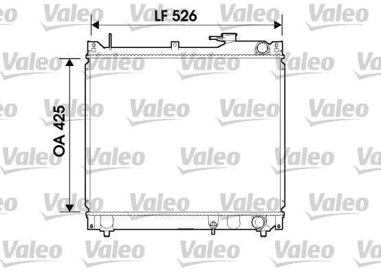 Radiator racire motor Valeo 734162