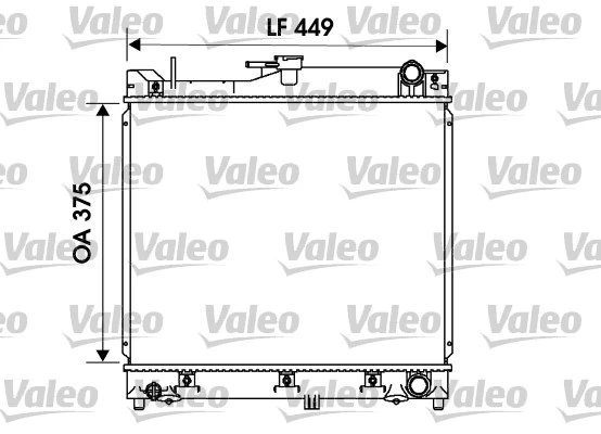 Radiator racire motor Valeo 734170