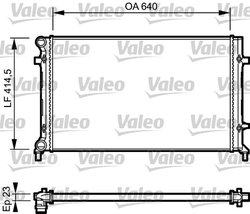 RADIATOR RACIRE MOTOR VALEO 734332 - Compatibil cu AUDI, SEAT, SKODA, SKODA (SVW), VW, VW (FAW), VW (SVW)