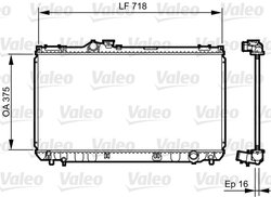 RADIATOR RACIRE MOTOR VALEO 734498 - Compatibil cu LEXUS
