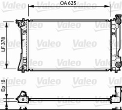Radiator racire motor Valeo 734712