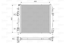 Radiator racire motor Valeo 734922