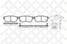 Set placute frana Stellox 735 002B-SX