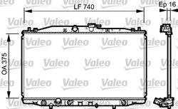 Radiator racire motor Valeo 735050