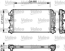 RADIATOR RACIRE MOTOR VALEO 735089 - Compatibil cu MERCEDES-BENZ