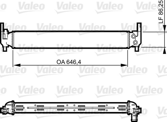RADIATOR RACIRE MOTOR VALEO 735310 - Compatibil cu AUDI, SEAT, SKODA, SKODA (SVW), VW