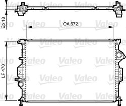 Radiator racire motor Valeo 735373