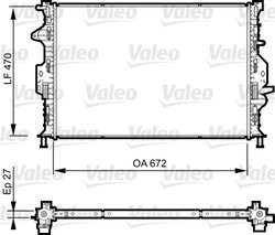 RADIATOR RACIRE MOTOR VALEO 735374 - Compatibil cu FORD, LAND ROVER, VOLVO