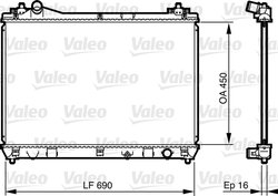 RADIATOR RACIRE MOTOR VALEO 735433 - Compatibil cu SUZUKI