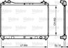 Radiator racire motor Valeo 735433