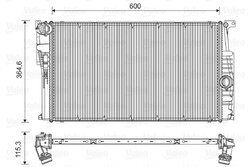 Radiator racire motor Valeo 735451