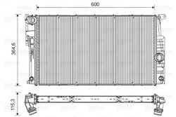 RADIATOR RACIRE MOTOR VALEO 735455 - Compatibil cu BMW, BMW (BRILLIANCE), OPEL, VAUXHALL