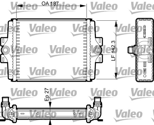 RADIATOR RACIRE MOTOR VALEO 735467 - Compatibil cu BMW