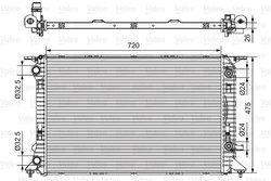 Radiator racire motor Valeo 735472