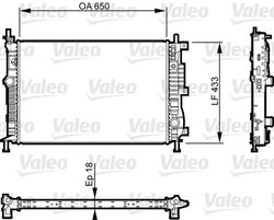 RADIATOR RACIRE MOTOR VALEO 735555 - Compatibil cu BMW, CITROEN, CITROEN (DF-PSA), DS, FIAT, OPEL, PEUGEOT, PEUGEOT (DF-PSA), VA