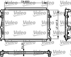 RADIATOR RACIRE MOTOR VALEO 735556 - Compatibil cu AUDI, SEAT, SKODA, VW