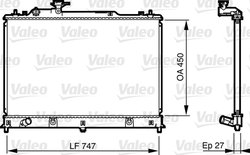 Radiator racire motor Valeo 735577