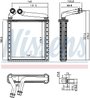 SCHIMBATOR CALDURA INCALZIRE HABITACLU NISSENS 73979 - Compatibil cu SKODA, VW