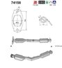 CATALIZATOR AS 74158 - Compatibil cu NISSAN