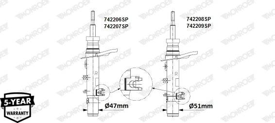 Amortizor Monroe 742206SP