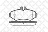 SET PLACUTE FRANA STELLOX 744 000B-SX - Compatibil cu MERCEDES-BENZ, PUCH, VW