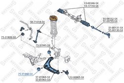 BUCSA SUSPENSIE STELLOX 75-31940-SX - Compatibil cu FORD