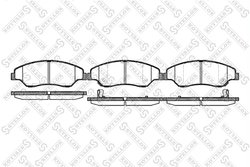 Set placute frana Stellox 750 002-SX