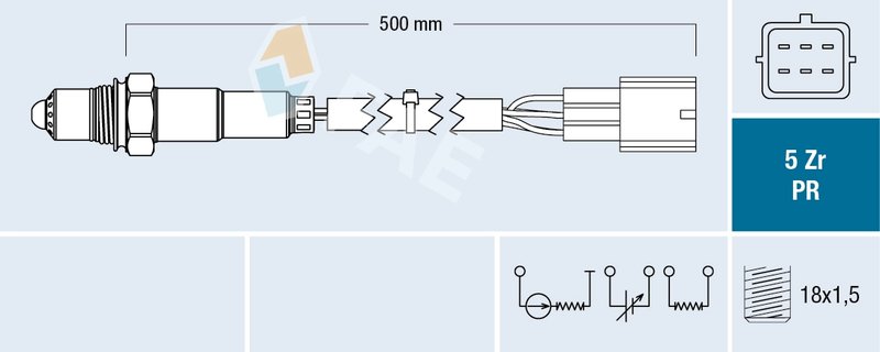Sonda lambda FAE 75041