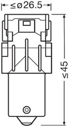 Bec incandescent Osram 7506DRP-02B