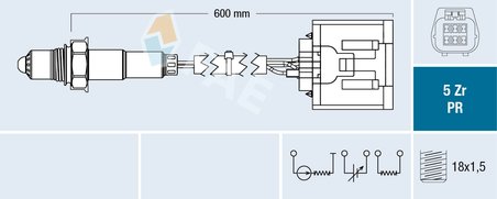 Sonda lambda FAE 75089