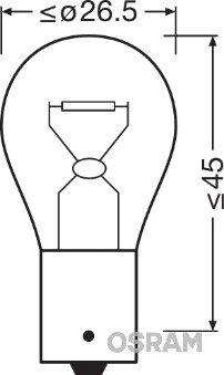 Bec, lampa frana / lampa spate Osram 7508LDR-01B