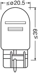 Bec, semnalizator Osram 7515