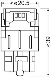 Bec incandescent Osram 7515DRP-02B
