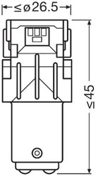Bec incandescent Osram 7528DYP-02B