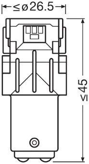 Bec incandescent Osram 7528DYP-02B
