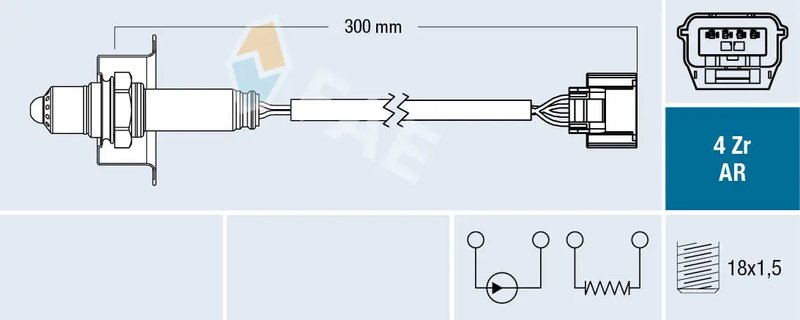 Sonda lambda FAE 75642